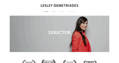 Desktop Screenshot of lesleydemetriades.com
